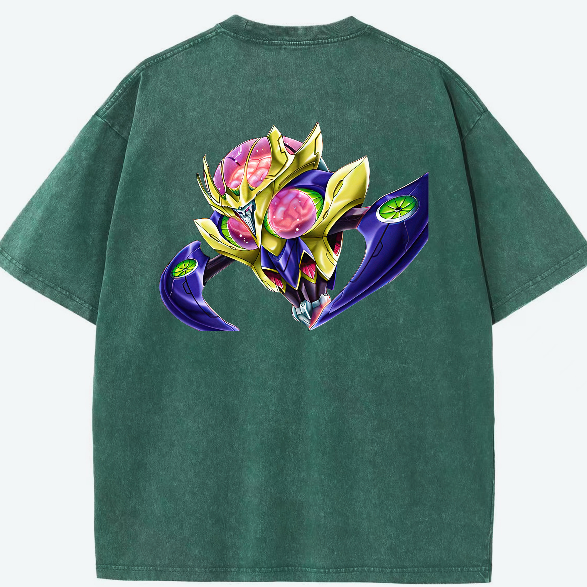 （画像用） 遊☆戯☆王 Yu-Gi-Oh! 綿100% ヴィンテージ風 半袖Tシャツ（背面プリント）